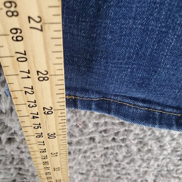 Levis Jeans Womens 29 Blue 725 High Rise Bootcut Stretch Denim Casual Fit - Picture 13 of 16